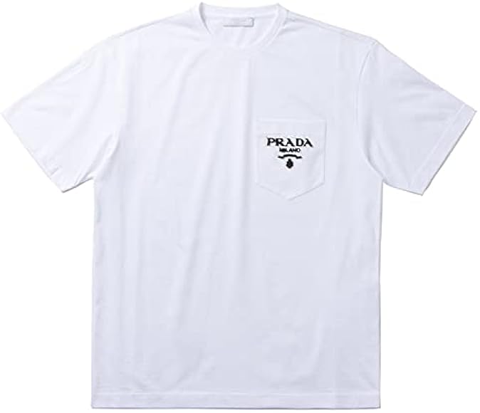 Amazon | [プラダ] シャツ メンズ COTTON Ｔシャツ BIANCO UJN787221